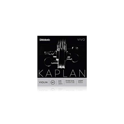 Immagine di D&#039;Addario Kaplan Vivo Corde per violino, scala 4/4, tensione leggera