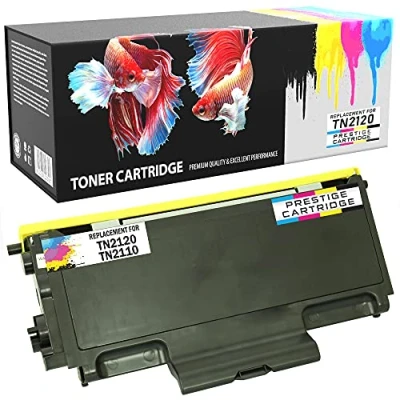 Immagine di Prestige Cartridge TN2120 TN2110 Toner compatibile per Brother HL 2140, 2150, 2150N, 2170, 2170W, DCP 7030, 7040, 7045N, MFC 7320, 7340, 7345DN, 7440N, 7840W, nero
