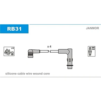 Immagine di JANMOR RB31 Kit Cavi Accensione