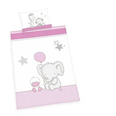 Immagine di Herding Set Biancheria da Letto per Bambini, Federa 40 x 60 cm, Copripiumino 100 135 Multicolore, Cotone