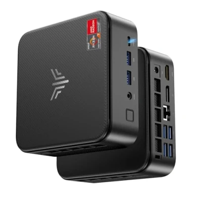 Immagine di NiPoGi AM02PRO Mini PC 32GB DDR4 1TB SSD, AMD Ryzen 7 5800U (fino a 4,4 GHz, 8C/16T) Desktop Computer per Ufficio/Home Theatre/Riunioni【Wifi 6/ Bluetooth5,2/ DP+HDMI/USB C】