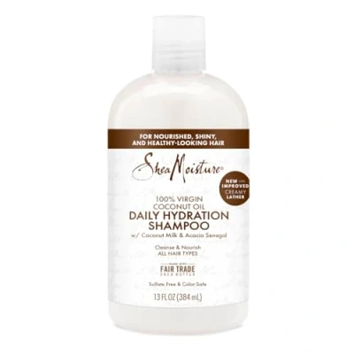 Immagine di Sheamoisture SHEA Moisture 100% Virgin Coconut OIL Daily Hydration Shampoo Shampoo, Taglia: 384 ml,