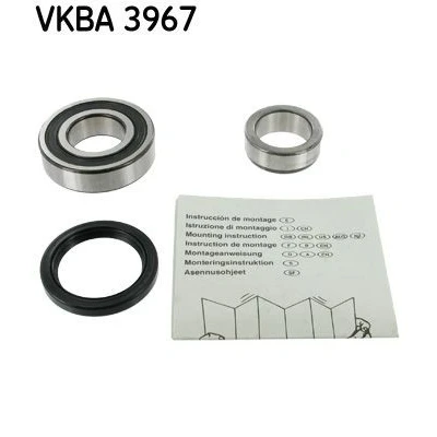 Immagine di SKF VKBA 3967 Kit cuscinetto ruota con guarnizione ad anello per alberi 62 SUZUKI: Ignis I, Wagon R+ II Hatchback