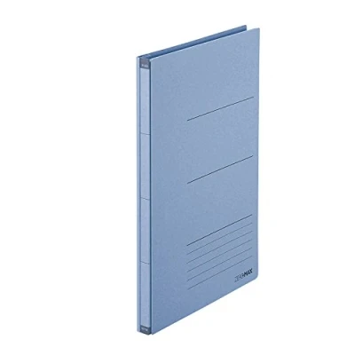 Immagine di PLUS JAPAN Zero Max cartella salvaspazio larghezza extra A4 blu, estendibile fino a 10 cm, per 800 fogli