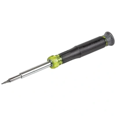 Immagine di Cacciavite elettronico, 14 in 1 con 8 punte di precisione, a taglio, Phillips e TORX antimanomissione, 6 cacciaviti precisione Klein Tools 32314