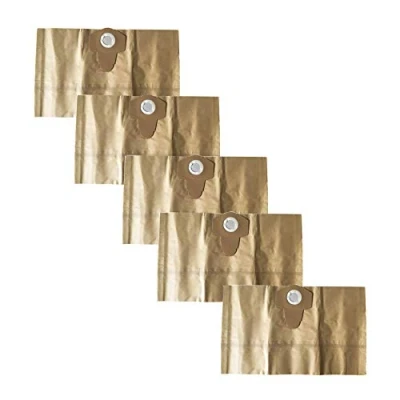 Immagine di LIDL IAN 304887 Confezione da 5 sacchetti per aspirapolvere Parkside a umido e secco PNTS 1500 D5 30 l (antistrappo, marrone)