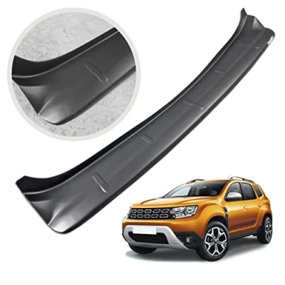 Immagine di Chromemaster Protezione paraurti Posteriore Compatibile con Dacia Duster dal 2018 Plastica ABS, Nero Opaco Protegge la Vernice del dai Graffi
