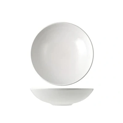Immagine di H&amp;h set 6 piatti in stoneware denver bianco fondo 20