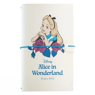 Immagine di Grupo Erik: Taccuino da viaggio Alice nel paese delle meraviglie pelle sintentica con 2 quaderni, porta tessere e tasca espandibile, 19,6 x 12 cm, gadget