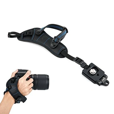 Immagine di JJC Cinghia da polso per fotocamera DSLR (con piastra tipo Arca), Hs pro1m, with Arca Type Plate