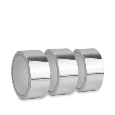 Immagine di VIRSUS 3 Rotoli nastro adesivo in alluminio 4036, resistente alte temperature fino a 150, per riparare, isolare, proteggere e sigillare condotti d&#039;aria stufe (40mm x 27Mt)