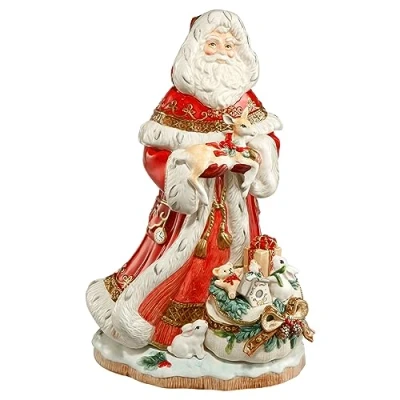 Immagine di Goebel x Mas 51 001 26 1 Statuetta di Babbo Natale in gres porcellanato, 32 33 49 cm, multicolore