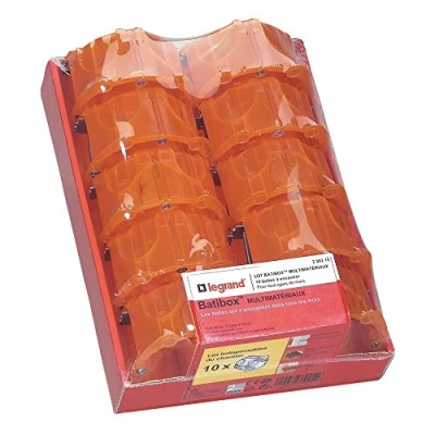 Immagine di Legrand, LEG200215, 10 pacchetti di più materiale 1poste Profondità: 40 mm, Diametro: 67 mm