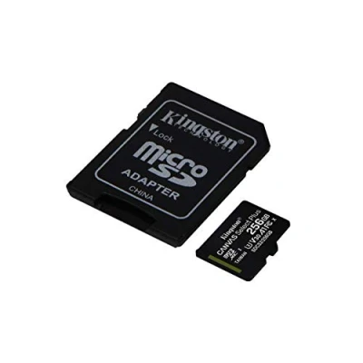 Immagine di Kingston 256 GB micSDXC Canvas Select Plus 100R A1 C10 Card+ADP (SDCS2/256GBCR)