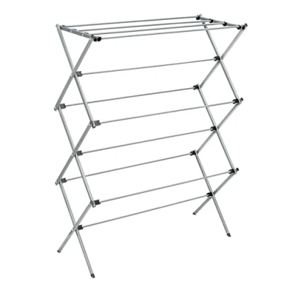 Immagine di Honey Can Do Stendibiancheria pieghevole oversize DRY 09066 Argento, 22,7 kg