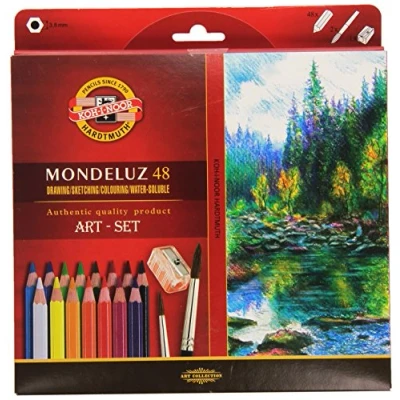 Immagine di Mondeluz Set di matite acquerellabili, 48 pz. assortiti
