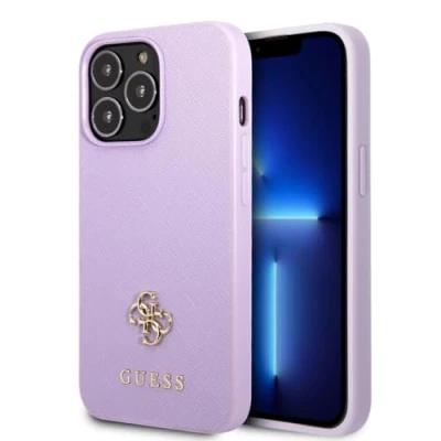 Immagine di GUESS GUHCP13XPS4MU Custodia rigida per iPhone 13 Pro Max 6,7&quot;, colore: Viola