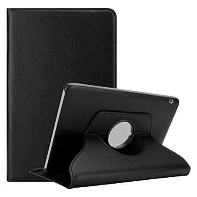 Immagine di Cadorabo Custodia Tablet per Huawei MediaPad T3 10 (9.6&quot; Zoll) in NERO SAMBUCO Copertura Protettiva Stile Libro SENZA Auto Wake Up con Funzione Stand e Cerniera Elastico