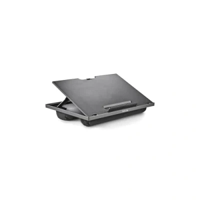 Immagine di NGS LAPNEST Supporto multifunzionale ed ergonomico per laptop fino a 15,6&quot; con base imbottita, regolabile 8 livelli di altezza