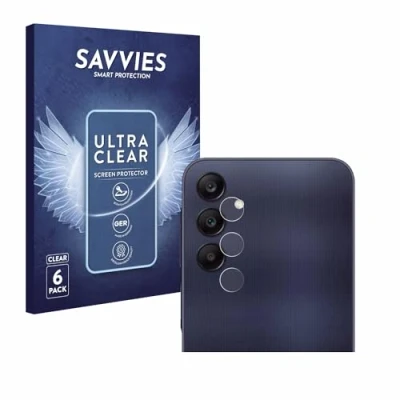 Immagine di savvies (6 Pezzi Pellicola Protettiva per Samsung Galaxy A25 5G (SOLO Camera) Protezione Schermo Trasparente