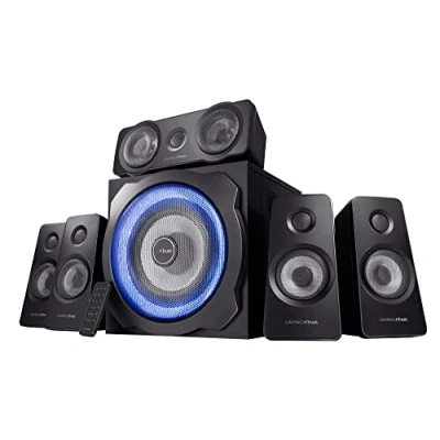 Immagine di Trust GXT 658 Tytan 5.1 Altoparlante per PC Cablato 90 W Nero