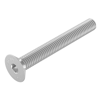 Immagine di SECCARO Vite a testa svasata M6 x 50 mm, acciaio inox V2A VA A2, DIN 7991 / ISO 10642, esagono incassato, 20 pezzi