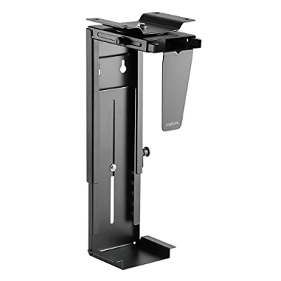 Immagine di LogiLink, E20270, Supporto per PC regolabile da tavolo o parete, girevole a 360, con regolazione di dimensioni variabile, fino 10 kg