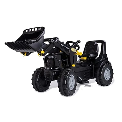 Immagine di Rolly Toys Pedalieri RollyFarmtrac Premium II Deutz 8280 TTV Warrrior Trattore a pedale per bambini di circa 3 8 anni, con caricatore frontale, rollbar e pneumatici silenziosi, 730148