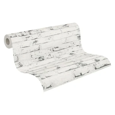 Immagine di A.S. Création Carta da parati in tessuto non effetto pietra Grigio e Beige per diverse stanze parete 10,05 m x 0,53