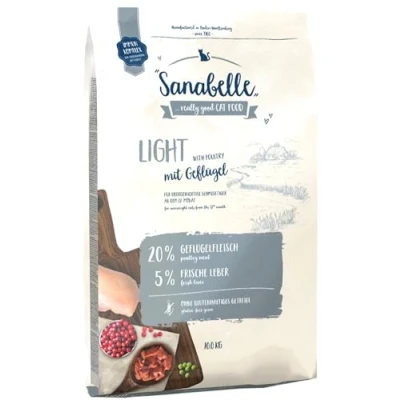 Immagine di Sanabelle Light Cibo secco per gatti a ridotto contenuto energetico in sovrappeso 1 x 10000 g