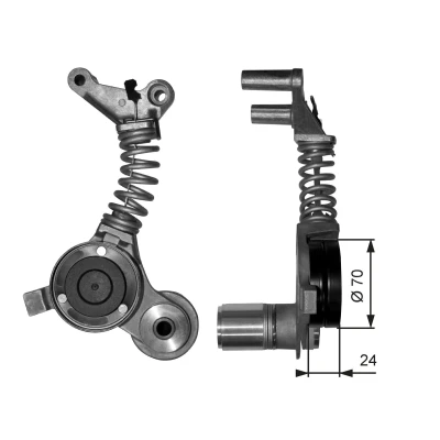 Immagine di GATES FleetRunner Micro V Kit T38406 Smorzatore vibrazioni, Cinghia Poly AUDI: A4 B6 Sedan, A6 C5 Avant