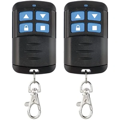 Immagine di KAMEUN Telecomandi Universali per Cancelli, 2 pcs Telecomando Cancello 433 mhz Codice Fisso, Radiocomando Universale, Cancelli