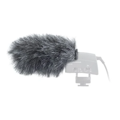Immagine di Rycote Antivento in Pelo per Microfono Sennheiser MKE 400, Grigio
