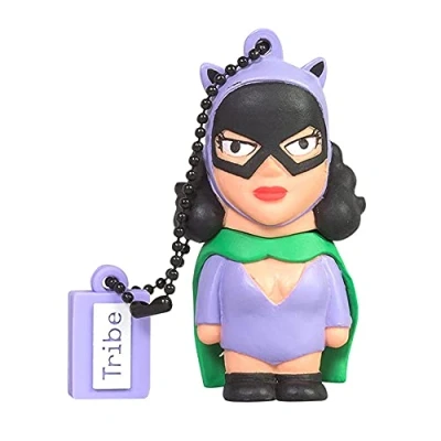Immagine di Tribe Chiavetta USB 16 GB Cat Woman Memoria Flash Drive 2.0, Personaggio Originale DC Comics, Pennetta Compatibile con Windows, Linux e Mac