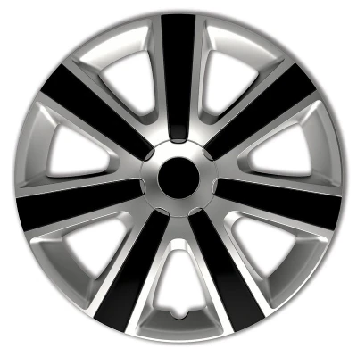 Immagine di AutoStyle PP 5154SB Copricerchi 14Inch nero/argento