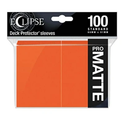 Immagine di Ultra Pro Eclipse Standard Matte Maniche 100 Pack Zucca Arancione, Colore, 100, 15619