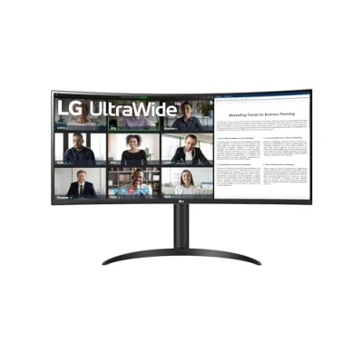 Immagine di LG UltraWide™ 34WR55QK B Schermo PC Ultra Large 34&quot; Piastrella VA risoluzione QHD (3440 x 1440), 5ms GtG 100Hz, HDR 10, sRGB 90% (CIE1931), inclinabile, regolabile in altezza, modalità verticale