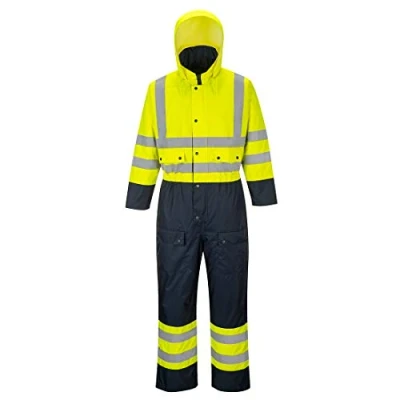 Immagine di Portwest S485 Tuta Bicolore Foderata, Giallo/Navy, 4XL