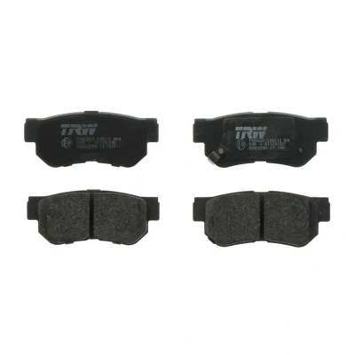 Immagine di TRW GDB3298 Kit pastiglie freno con segnalatore acustico usura HYUNDAI: Getz, Matrix, Santa Fe I, HONDA: CIVIC 9 Stufenheck, 8
