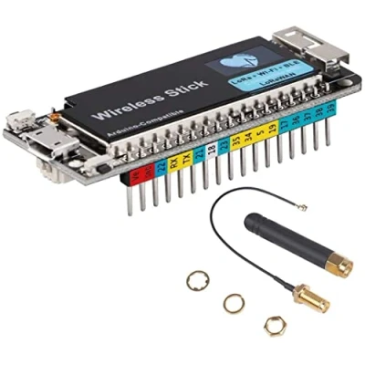 Immagine di Fasizi ESP32 Wireless Stick Lora+WIFI+BLE Scheda di Sviluppo con 0.46 &quot;OLED display schermo SX1276 Modulo Per Arduino 868MHz 915MHz