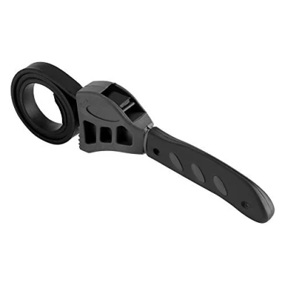 Immagine di Ausla 500mm Chiave Filtro, Regolabile Rubber Strap Wrench Jar coperchi Stringere Allentare Plumbing Tool Strumento di rimozione Universal Oil Spanner