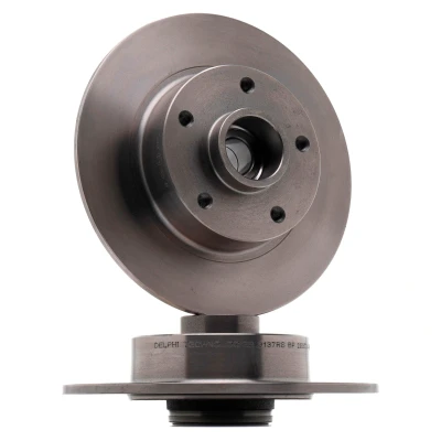 Immagine di DELPHI BG9137RS Disco freno 260 8 5 pieno Oleato non trattato con cuscinetto ruota, anello sensore ABS RENAULT: Clio 4, MEGANE 3 Grandtour