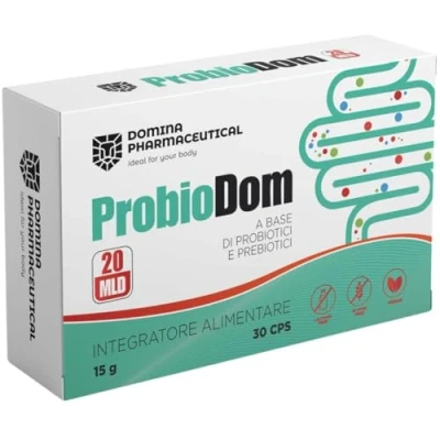 Immagine di Fermenti Lattici Probiotici e Prebiotici x Intestino con 20 Miliardi di UFC in 30 Capsule Probiotico Ceppi Batterici per Microbiota Intestinale