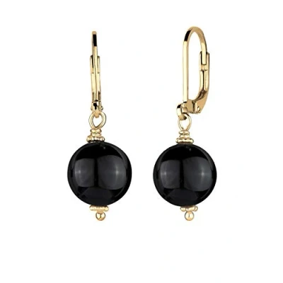 Immagine di Elli 0302831815 Orecchini per donna, in acciaio INOX, argento 925, onice nera