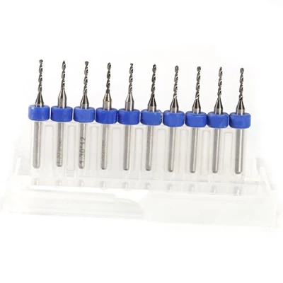 Immagine di FTVOGUE 10 pz Carburo Micro Drill Bit Strumento di Foratura Precisione per PCB Circuito Stampato(0.2mm)