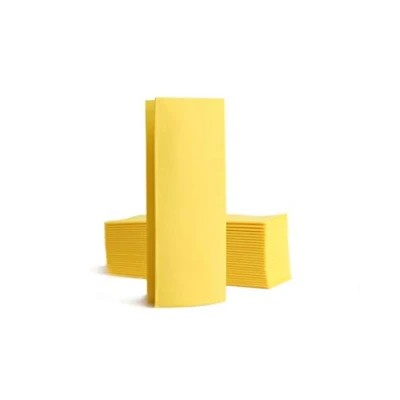 Immagine di Alvotex CHIC Airlaid 50 tovaglioli usa e getta, piegati a 1/8, in tessuto, 32 x 40 cm, colore: giallo