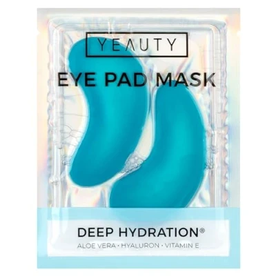 Immagine di * YEAUTY DEEP HYDRATION EYE PAD MASK, cuscinetti idratanti per gli occhi con aloe vera, acido ialuronico e vitamina contro la pelle secca fragile, una zona degli perfettamente idratata,