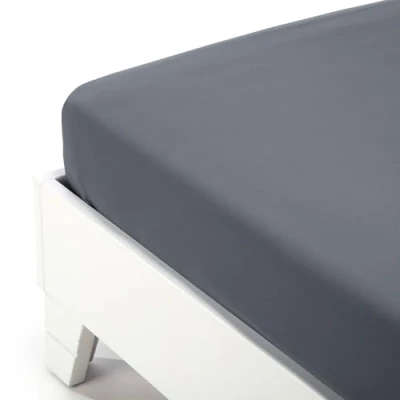 Immagine di Caleffi 59008 Jersey Inferiore Lenzuolo per Piazza e Mezza Letto, Grigio
