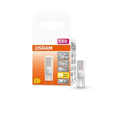 Immagine di OSRAM 4058075757967 LED (monocolore) ERP E (A G) G9 Forma speciale 2.6 W = 28 Bianco caldo (Ø x A) 15 mm 1 pz.