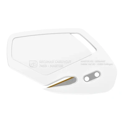 Immagine di Martor 746922.12 Coltello di sicurezza SECUMAX CARDYCUT con lama a punta 884 10 pz.